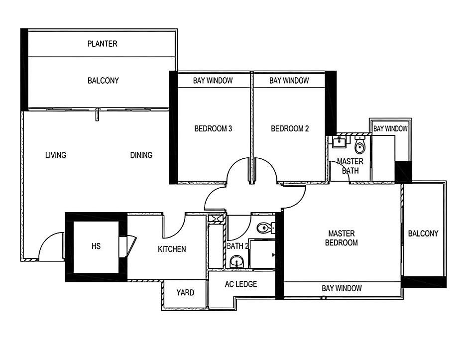 Sample floor plan